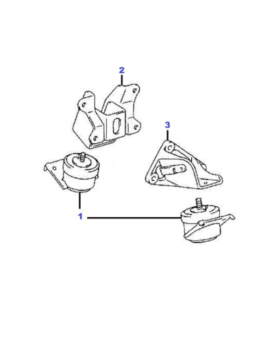 Motor - soporte - Delantero