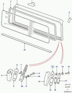 Junta Bisagra Luna Superior 2