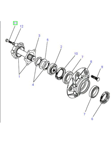 Tornillo Brida Palier