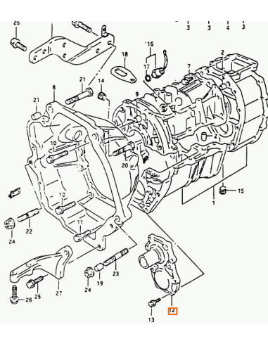 Tapa primario cambio vitara 1.9 TD