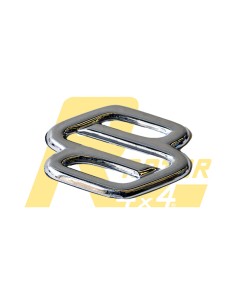 Logo suzuki cromado